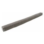 Bas de porte carr� � coller textile (bourrelet), l. 95 cm beige