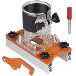 Base pour d�fonceuse � bois, guide de rainure avec fraise de 6, 35 mm (1 / 4 ) pour d�fonceuse � bois ...
