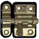 Broche renforc�e avec base en plastique dor� de 20 mm