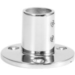 Base de tube rond � 90 degr�s, raccord de main courante en acier inoxydable 316, mat�riel de bateau marin, ...