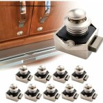 Basetbl - 10 pièces bouton poussoir loquet sans clé, serrure porte sans clé de bouton de loquet de pour ... Basetbl - 10 pièces bouton poussoir loquet sans clé, serrure porte sans clé de bouton de loquet de pour ...