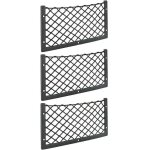 Lot de 3 filets de rangement pour voiture - 36 x 18 cm - haute élasticité, filet de rangement pour bagages, ... Lot de 3 filets de rangement pour voiture - 36 x 18 cm - haute élasticité, filet de rangement pour bagages, ...