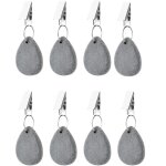 Basetbl - 8 pinces poids de nappe marbre naturel pince nappe exterieur clips poids pour nappe pour cintre ...