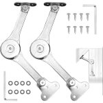 Basetbl - armoire meuble ascenseur réglable de charnière de support de couvercle 2 pcs pour armoires, ... Basetbl - armoire meuble ascenseur réglable de charnière de support de couvercle 2 pcs pour armoires, ...
