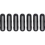 Basetbl - calandre noire en maille pour pare - choc avant de voiture, 7 pièces, adaptée à la jeep wrangler ... Basetbl - calandre noire en maille pour pare - choc avant de voiture, 7 pièces, adaptée à la jeep wrangler ...