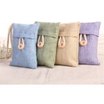 Basetbl ? ensemble de 5 sacs purificateurs d'air au charbon de bambou ? absorbeur d'odeurs naturel ? ...
