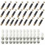 Basetbl - ferrure d'assemblage 25 pices raccords de came connexion 3 en 1 connecteur de meuble raccord ...