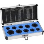 Basetbl - jeu de 10 extracteurs d'crous, extracteur de boulons en alliage pour enlever les boulons arrondis ...