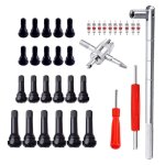 Kit d'extraction et d'installation de tige de valve de pneu ? 10 pices tr412, 6 pices tr413, 6 pices ...