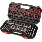 Basetbl - kit filières tarauds réparation filetage 131 pcs. m5 - m12 insert filetage métrique interne ... Basetbl - kit filières tarauds réparation filetage 131 pcs. m5 - m12 insert filetage métrique interne ...