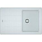 Franke - basis - Évier en fragranit bfg 611 - 78, 78x50 cm, blanc artic 114. 0285. 168 Franke - basis - Évier en fragranit bfg 611 - 78, 78x50 cm, blanc artic 114. 0285. 168