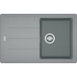 Franke - basis - vier en fragranit bfg 611 - 78, 78x50 cm, pierre grise 114. 0285. 186