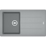 Franke - basis - vier en fragranit bfg 611 - 86, 86x50 cm, pierre grise 114. 0494. 919