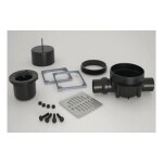 Basic segment - bonde de douche pour receveur � carreler polypann'eau sortie horizontale br416725