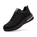 Baskets lgres  embout en acier pour hommes, antidrapantes, coussin d'air, respirantes, anti - odeurs, ...