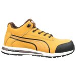 Puma - baskets de s�curit� hautes s3 dash mid 633180 - jaune - 40