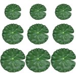 Bassin exterieur plante aquatique, 9 feuilles de flottantes en mousse pour la maison, le jardin, la piscine, ...