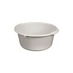 Aluminium et plastique - bassine ronde 20l d45x20cm gris mouchet rivb20gr