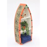 Dandibo - bateau tagre 15a055 tagre de salle de bain 96 cm shabby meuble de salle de bain / taille: ...