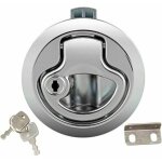 Bateau hatch latch pull marine, loquet de trappe affleurant en alliage de zinc avec porte de verrouillage ...