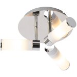 Bath - plafonnier - 3 lumi�re - � 28. 5 cm - chrome - moderne - �clairage ext�rieur - salle de bains ...
