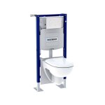 Bti - pack pour wc suspendu duofix 112 cm avec rservoir  encastrer sigma 12 cm plaque de dclenchement ...