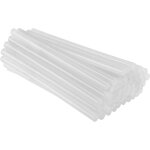 B�tons de colle 11 mm, transparent, 50 pi�ces.