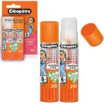 B�ton de colle - cl�op�tre - cl�ostick adh�sive - 21g - transparente - colle invisible sans solvant