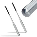 Relaxdays - batte de baseball, lot de 2, bton de softball lger, poigne antidrapante, 34 pouces / ...