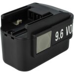 Vhbw batterie compatible avec aeg p9. 6, bl multi - volt - lamp, bs2e 9. 6t outil lectrique (2100 mah, ...