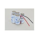 Batterie type arts saft 6v 1. 6ah 5 vt cs + fils