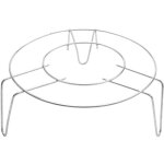 Batterie de cuisine support panier grille a vapeur en acier inoxydable