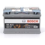 Bosch - batterie de dmarrage auto s5 agm s5a11 12v 80ah 800 a en - compatible start - stop