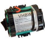 Batterie compatible avec gardena 124562, r38li, r50li, r80li robot tondeuse (1500mah, 18v, li - ion) ...