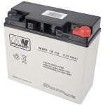 Batterie gel pni - acc1812 12 v / 18 ah mw 18 - 12s gris / noir