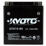 Batterie kyoto pour moto bmw 1600 k gtl 2016 � 2020 ytx16 - bs /