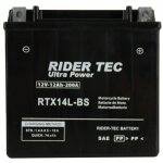 Rider tec - batterie moto rtx14l - bs sans entretien 12v 12ah 200a rider - tec