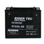 Rider tec - batterie moto rtx20l - bs sans entretien 12v 18ah 270a rider - tec