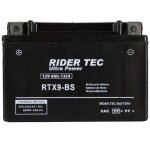 Batterie moto rtx9 - bs sans entretien 12v 8ah 135a rider - tec