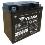 Batterie moto yuasa yb4l - b ytb4l vrla agm 12v 4. 2ah 50a