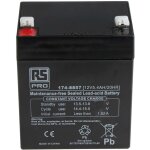 Rs pro - batterie au plomb �tanche 12v 5. 4ah cyclique ( prix pour bo�te de 1 )