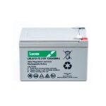Batterie plomb etanche stationnaire lucas vrla agm lsla12 - 12 12v 12ah.
