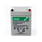 Lucas - batterie plomb etanche stationnaire vrla agm lsla2. 9 - 12 12v 2. 9ah.