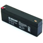 Batterie plomb rechargeable 12v 2, 2ah avec connexions faston f1 - velamp - 23724