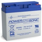 Batterie powersonic 17 ah 12 volts di - urmet batterie ups12170gb