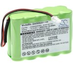 1x batterie compatible avec siemens ic60, sintony ic60 - w - 10 systme d'alarme (2000mah, 12v, nimh) ...