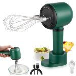 Batteur �lectrique en acier inoxydable - mini batteur � ?ufs - 3 vitesses r�glables - avec 2 fouets amovibles ...