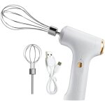 Batteur �lectrique sans fil, fouet �lectrique rechargeable par usb, batteur �lectrique portatif � un ...