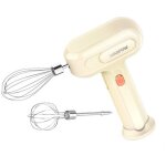 Batteur � main sans fil wadfow 25 w, 3 vitesses, 2 batteurs, batterie 1500 mah