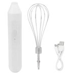 Batteur  oeufs lectrique, batterie 1200 mah, batteur  main sans fil rechargeable usb 3 vitesses pour ...